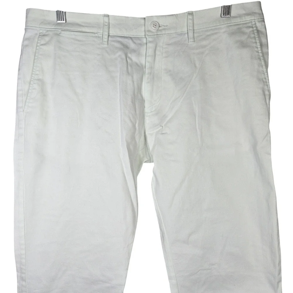 J. Crew 484 Slim-fit stretch chino pant in White 34/34‎ AR885 NWT
